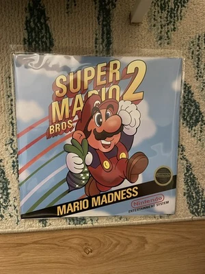 Super Mario Bros 2 NES Vinyl Record Soundtrack NOT MOONSHAKE - Image 1 of 4