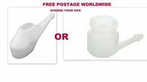 Jal Neti Plastic Pot Sinus Congestion Nasal Nose Irritation And Cleansing YOGA - Picture 1 of 14