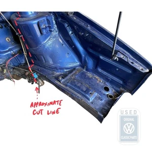 VW Golf MK2 Front passenger side chassis leg flitch battery tray body cut - Picture 1 of 2