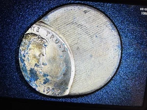Lincoln Memorial Zinc Off Center Coin Error - Picture 1 of 10
