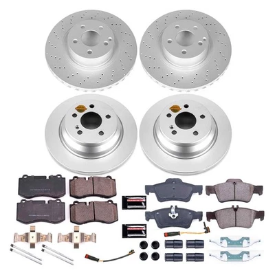 PowerStop CRK6758 Brake Kit For Mercedes-Benz S400 2010-2013 Front Rear Foto 1 de 4