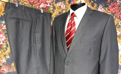 Caravelli Dark Gray Slim Fit Suit 44L - Image 1 of 4