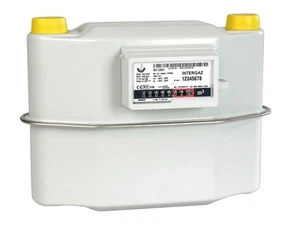 NEU GASZÄHLER G6 ZWEIROHR DN25 130mm oder 250mm mit ANSCHLUßSET - Bild 1 von 3