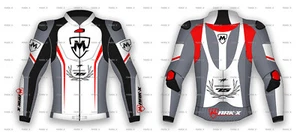Mark X 2025 Motorcycle Leather Jacket Bikers Motorbike Racing Sports Jackets Men - Foto 1 di 4