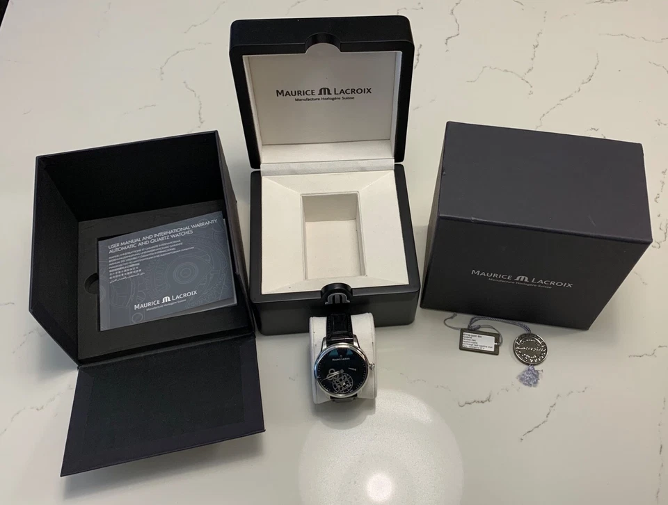 Maurice Lacroix Masterpiece Square 43MM Complete set Ref:MP7158-SS001-900 - Imagem 1 de 4