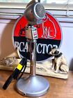 Vintage 1940's Turner 22X Microphone w/stand & cable/good condition, works-harp