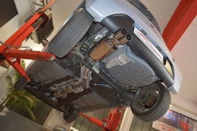 Escape deportivo FMS acero inoxidable Renault Twingo II RS (N, 09.08-08.13) 1.6Ll 16V 98kW - Imagen 1 de 2