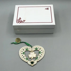 Danbury Mint 2007 Heart Annual Irish Christmas Porcelain Ornament New In Box - Picture 1 of 11