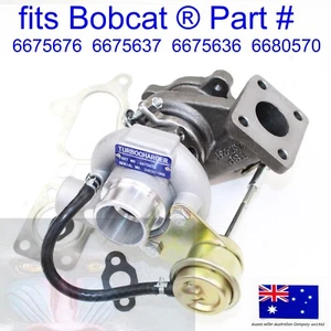 fits Bobcat Turbo Turbocharger V2003T Tier I Kubota 6675676 S185 T190 337 341 - Picture 1 of 19