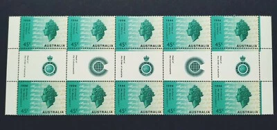 1996 Australia Queen Elizabeth ll Birthday 10v Stamps Gutter 澳洲英女皇生日邮票 - Image 1 of 4