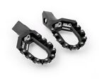 S3 Hardrock Solid Black Footpegs Trials Gasgas TXT 125 250 280 300 2023 - 2024