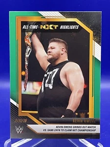 Kevin Owens 2022 Panini NXT 2.0 WWE All-Time NXT Highlights Green #10 Card - Picture 1 of 2