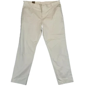 Adidas 2023 Go-To 5-Pocket Tapered Pants White 38 34 NWT MSRP $100 - Picture 1 of 5