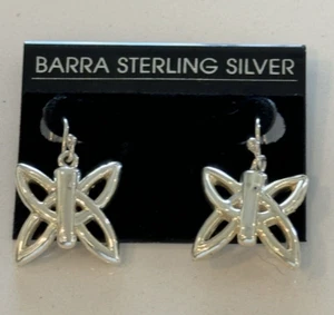 Barra echt 925 Sterlingsilber Schmetterling Ohrhänger UVP 60 $ - Bild 1 von 5