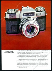 1967 Contaflex Super BC camera Zeiss Ikon Voightlander vintage print ad - Bild 1 von 7