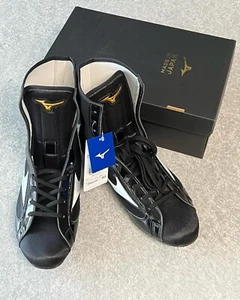 MIZUNO 25.5cm/ US 7.5 Boxing Shoes Finisher MID Black×White 21GA2310 NAOYA INOUE - Picture 1 of 4