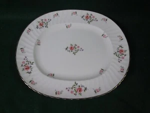 13.5" Bone China Large Oval ROYAL ADDERLEY Platter - Fragrance Pattern - EUC - Picture 1 of 4