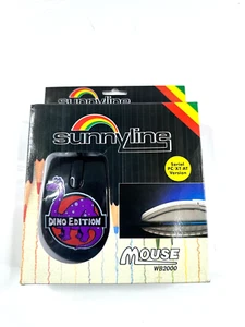 Computer Mouse Dino Edition WB2000 Maus Sunnyline Serial Ball Vintage Neu - Bild 1 von 3