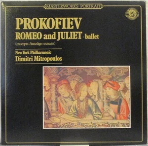PROKOFIEV Romeo and Juliet (Ballet, excerpts) LP New York Phil., D. Mitropoulos  - Picture 1 of 1
