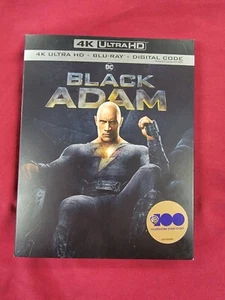 Black Adam (4K Ultra HD + Blu-ray + Code 2022) NEW Sealed in Sleeve - Imagen 1 de 13