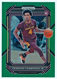 DESMOND CAMBRIDGE JR. * TARJETA DE NOVATO * (RC) 2023 Panini Prizm DP *VERDE* #41 - Imagen 1 de 2
