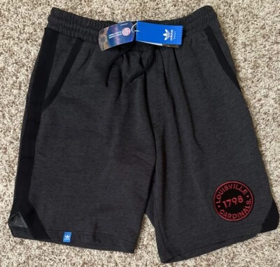 Louisville Cardinals adidas Originals Men’s Fleece Retro Short Large - Image 1 of 3