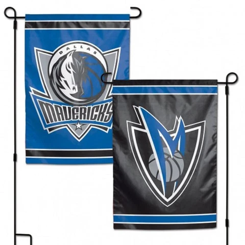 Dallas Mavericks 2 Sided 12.5" x 18" Garden Flag [NEW] NBA Banner Sign Yard Cover