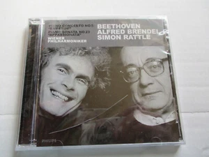 Beethoven Alfred Brendel & Simon Rattle Piano Concerto Emperor /Appassionata NEW - Imagen 1 de 2