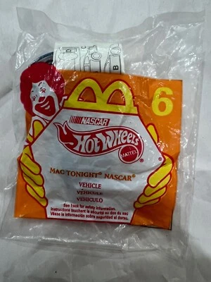 NASCAR #6 Hot Wheels escala 1:64 McDONALD'S HAPPY FOOD MAC TONIGHT Foto 1 de 2