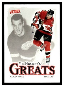 2001 Upper Deck Victory #417 Marian Hossa - Ottawa Senators