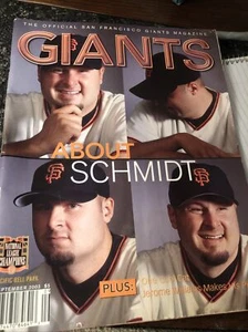 2003 San Francisco Giants Magazine MLB Baseball About Jason Schmidt PROGRAM - Picture 1 of 1