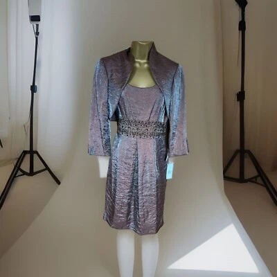 jesicca howards dress &jacket Brown New Luxury Party  - Image 1 of 4