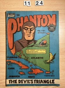 Frew Phantom Comic no. 731 from 1981.  "The Devil's Triangle" Good Cond - Picture 1 of 4