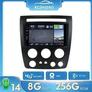 Carplay 8G+256G Android 14 Head Unit Car Radio Stereo For Hummer H3 2005-2010 - Picture 1 of 15