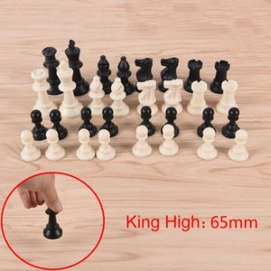 Medieval Chess Pieces Complete Chessmen International Word Chess Game R - Picture 1 of 8