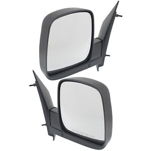 Folding Manual Mirrors Pair Set Left LH & Right RH for 03-07 Savana Express