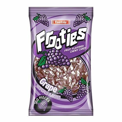 Tootsie Rolls Frooties Grape Candy 360 Count Artificial Fruit Flavored Chewy