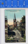 Natural (Rock) Steps And Old Catholic Church In Harpers Ferry Wva- Postcard