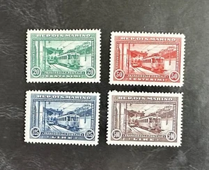 San Marino Sas184-7 MLH Fresh Stamps Trains Railroad Cat170€ - Bild 1 von 2