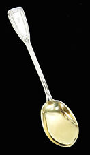 TIFFANY & CO SAINT DUNSTAN STERLING SILVER GOLD WASHED 5 3/4" ICE CREAM SPOON