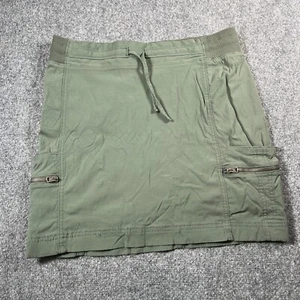 ATHLETA Trekkie Cargo Skort 8 Bolsillos Verde Oliva Ejército Caminata Golf Tenis - Imagen 1 de 9