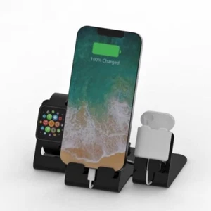 Support iPhone 3 en 1 pour bureau - Photo 1 sur 5