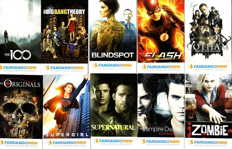 吸血鬼日记 Ian Somerhalder Paul Wesley Fandango WB 2016 SDCC 促销卡 全新 — 第 1/1 张图片