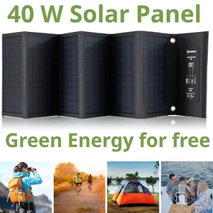 Bresser Móviles Cargador Solar 40 Vatios Con USB Y Dc-Anschluss - Imagen 1 de 6