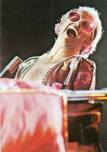 1974 Elton John Nazareth Concert Program at Watford Footbal Club Benefit - Picture 1 of 3