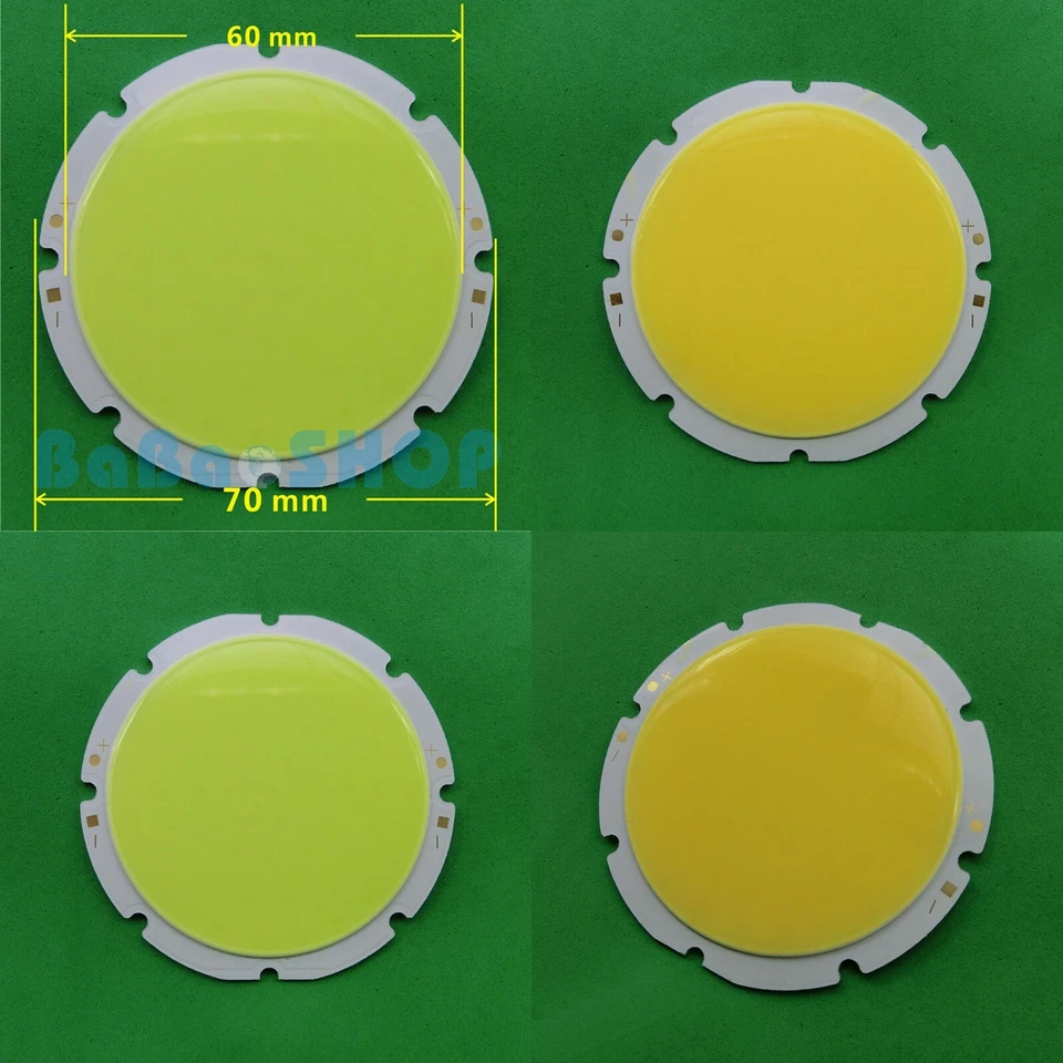 10W 20W 30W Warm Cold White 3000K 6000K Round COB LED Lamp Spot Light Bulb 70mm - Image 1 of 1