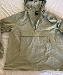 Giacca a vento The North Face uomo anorak verde chiaro grande peso medio - Foto 1 di 11