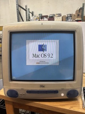 Apple iMac 2002 M5521 Indigo Blue Desktop Computer  ***Parts - Image 1 of 4