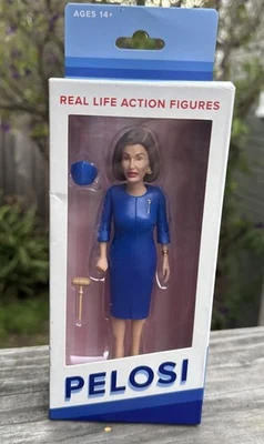 Figura de acción muy rara 2023 agotada FCTRY Nancy Pelosi vestido azul 6" nueva en caja - Imagen 1 de 4