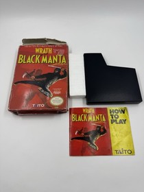 Wrath of the Black Manta NES Nintendo Manual y Caja Solo SIN JUEGO